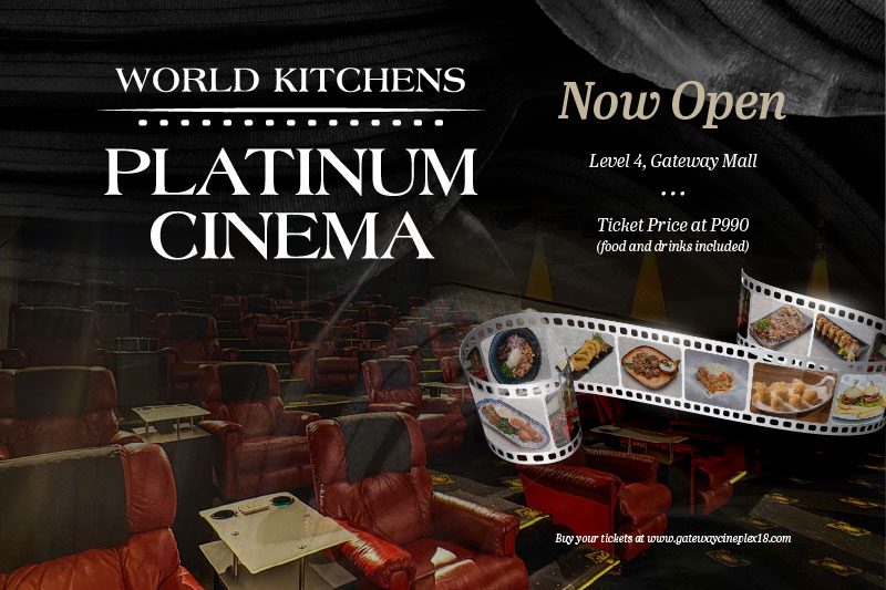 Savor global flavors and experience the action at World Kitchens Platinum Cinema